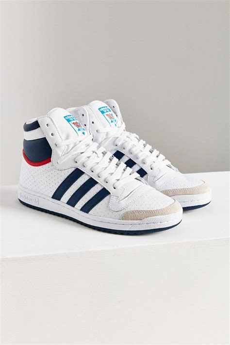 adidas top ten hi blauwe hoge kinder sneakers